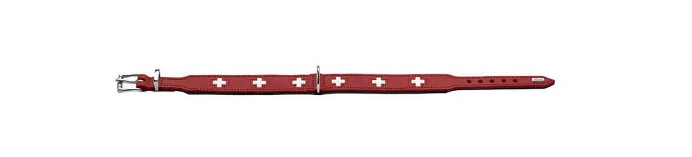 HUNTER Halsband Swiss 32 rot/schwarz Angebot